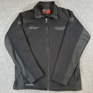 Spyder Ford GT Full Zip Fleece Jacket Mens Large Black Kanata Ford Performance